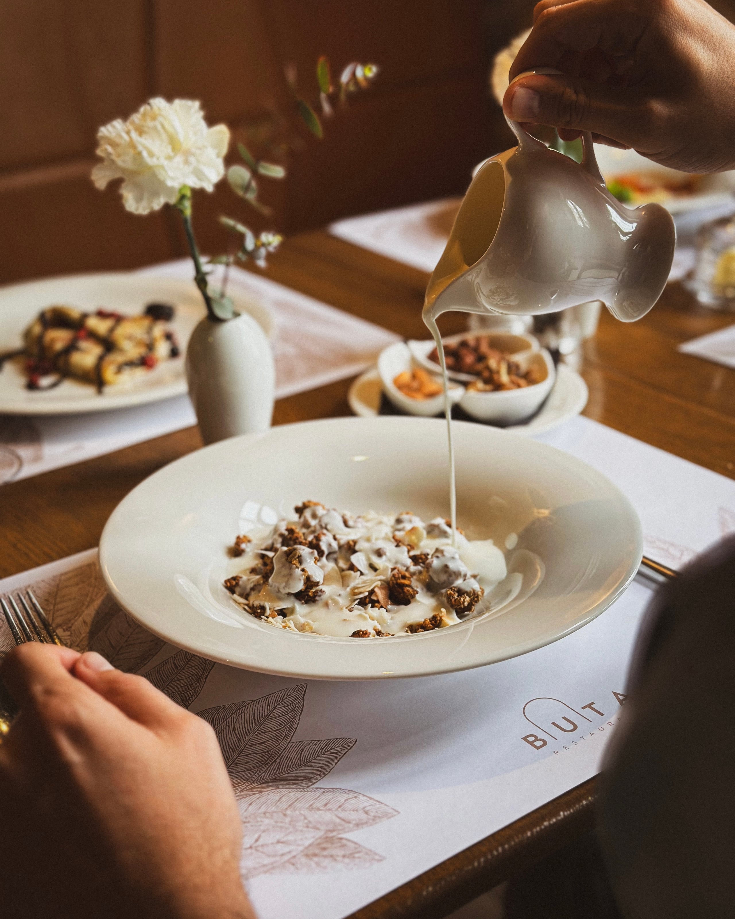 A Bar & Restaurant breakfast detail.
