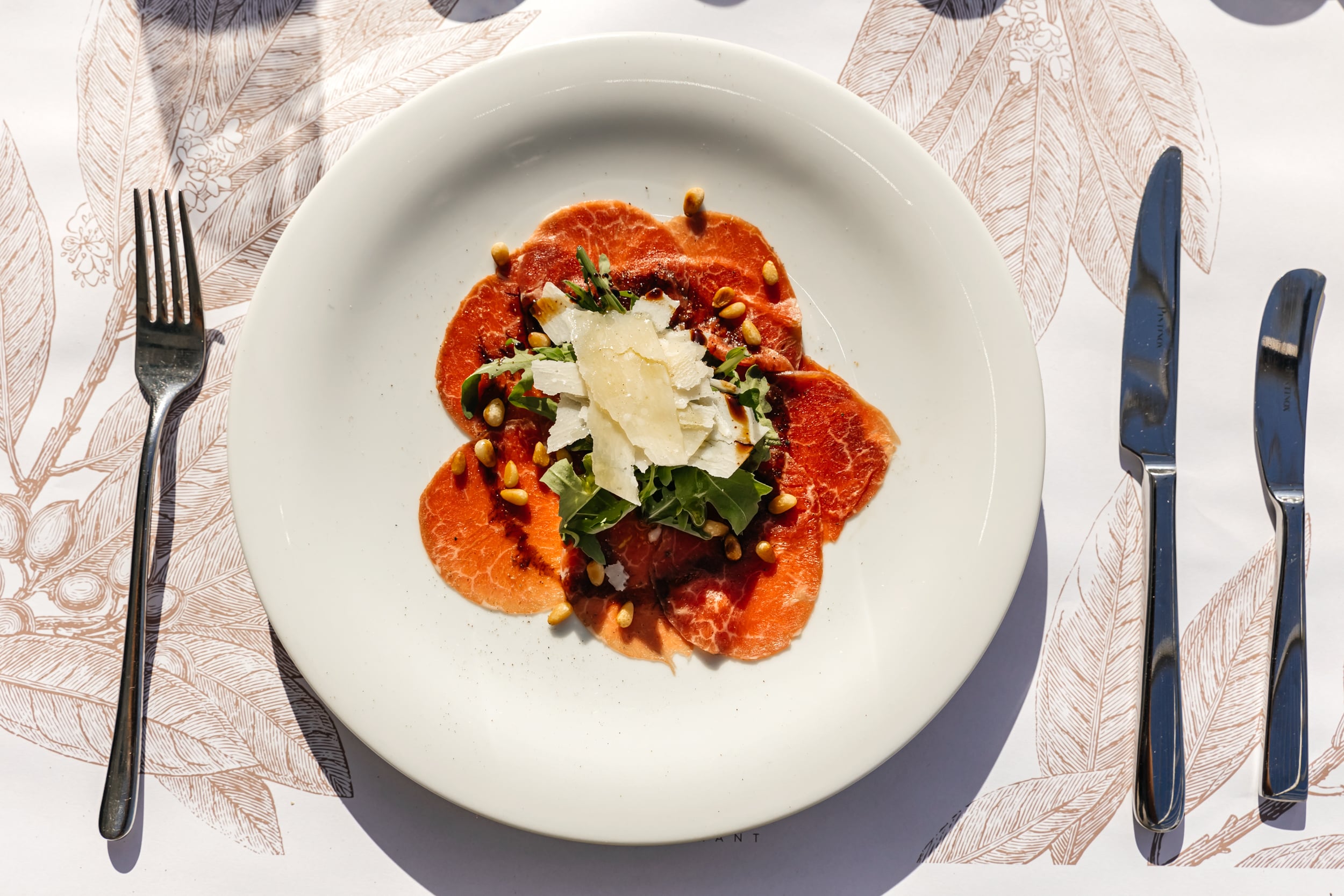 A Bar & Restaurant plated dish served on a bright table setting.