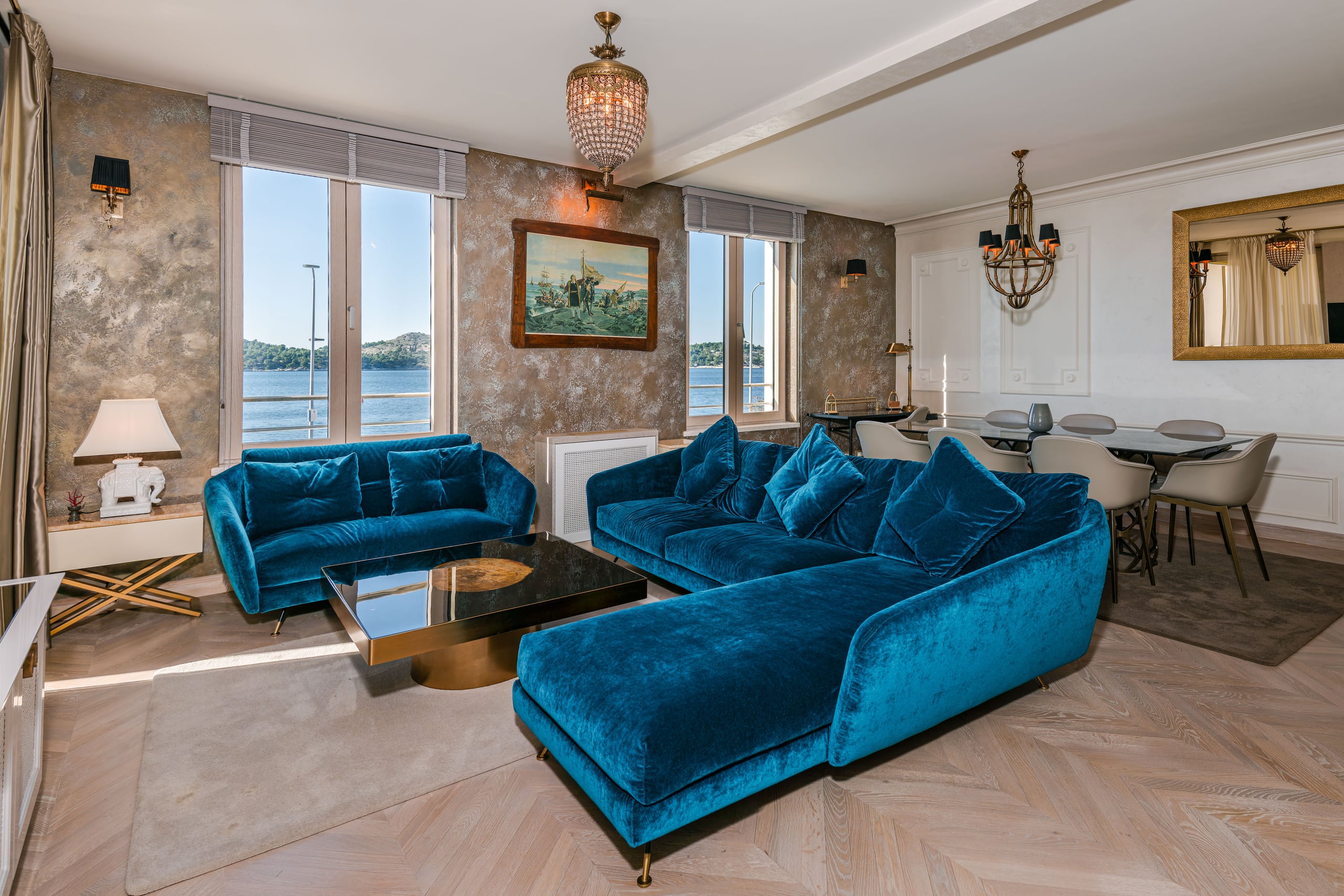 Design sea view and loggia residence at Armerun Šibenik.