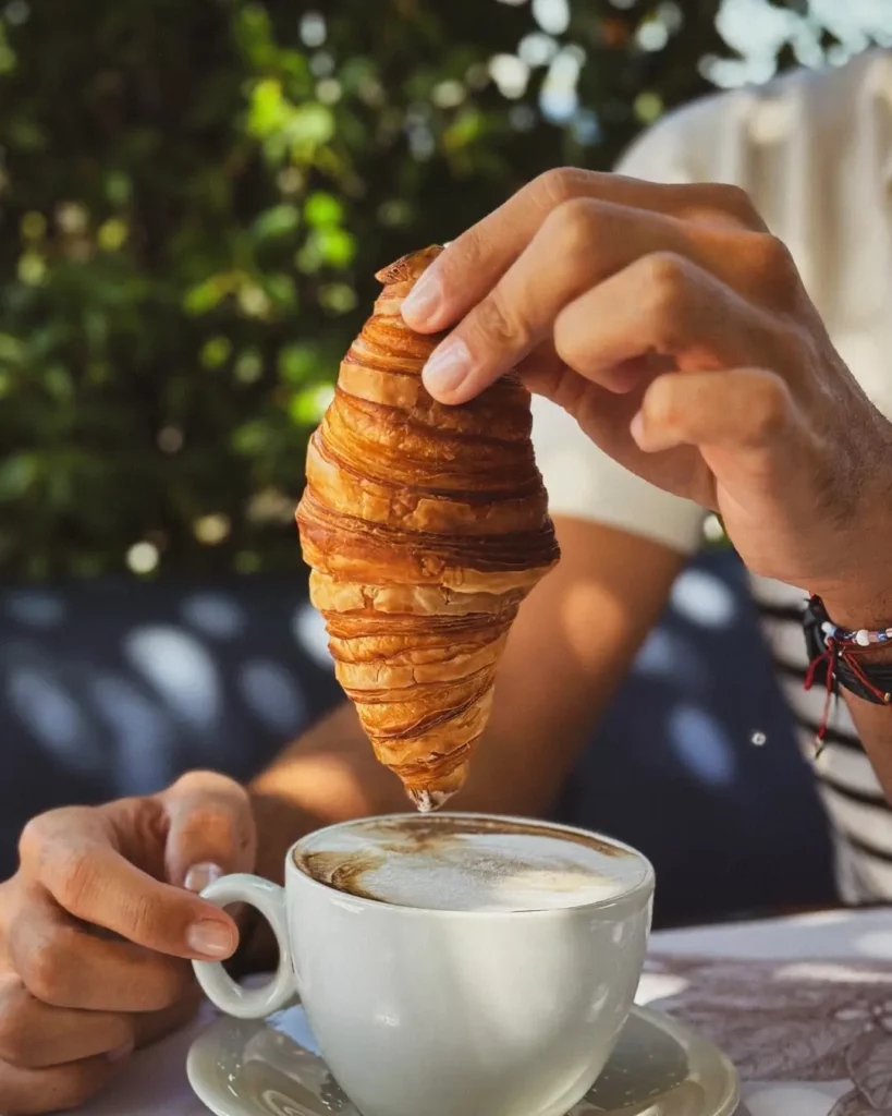 Croissant and Coffee
